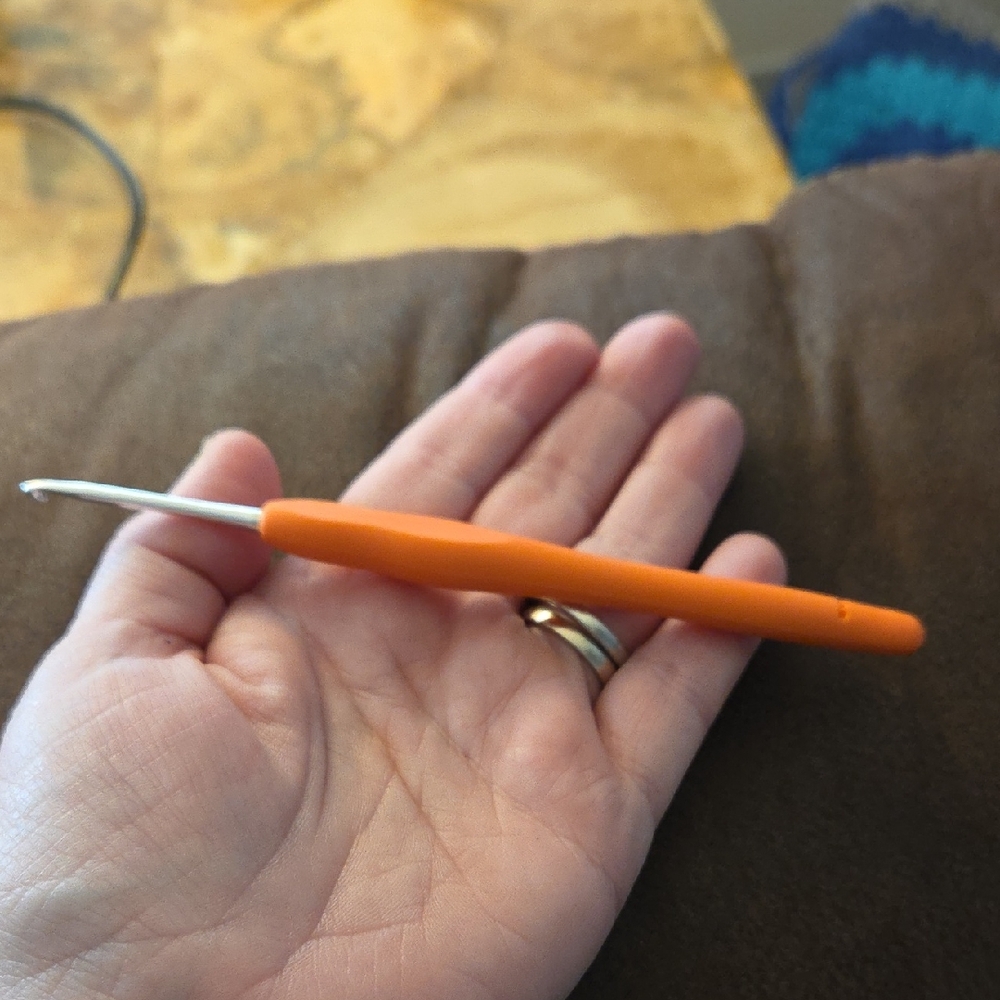 2/$8. Orange Crochet Hook